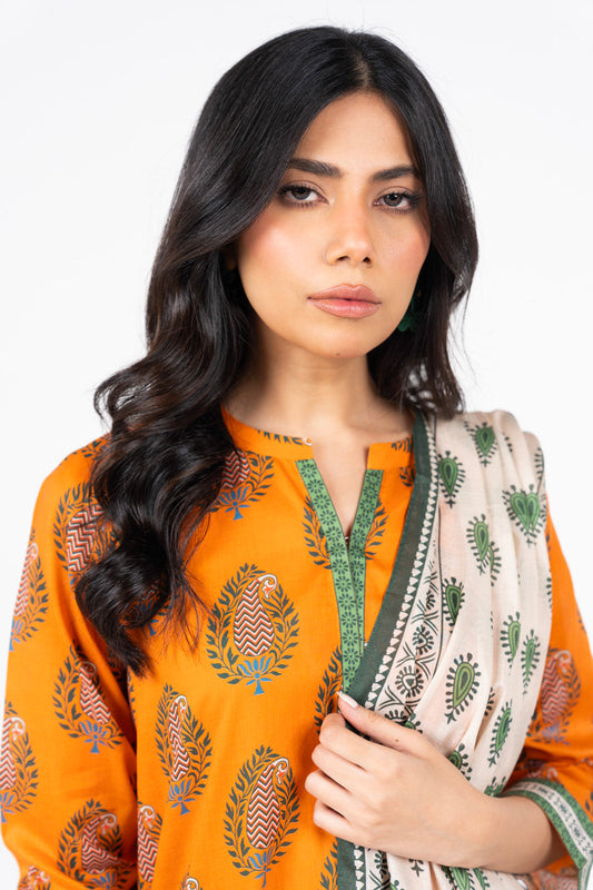 alkaram prints Digital Lawn Unstitched 3 Pieces ❤️