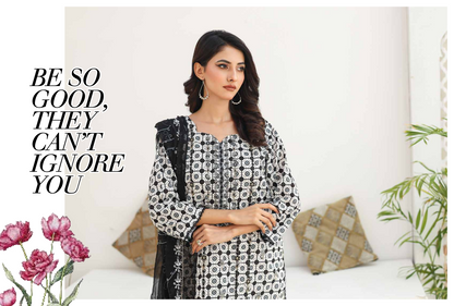 SANASARA EMBROIDED 3P By LEEDS