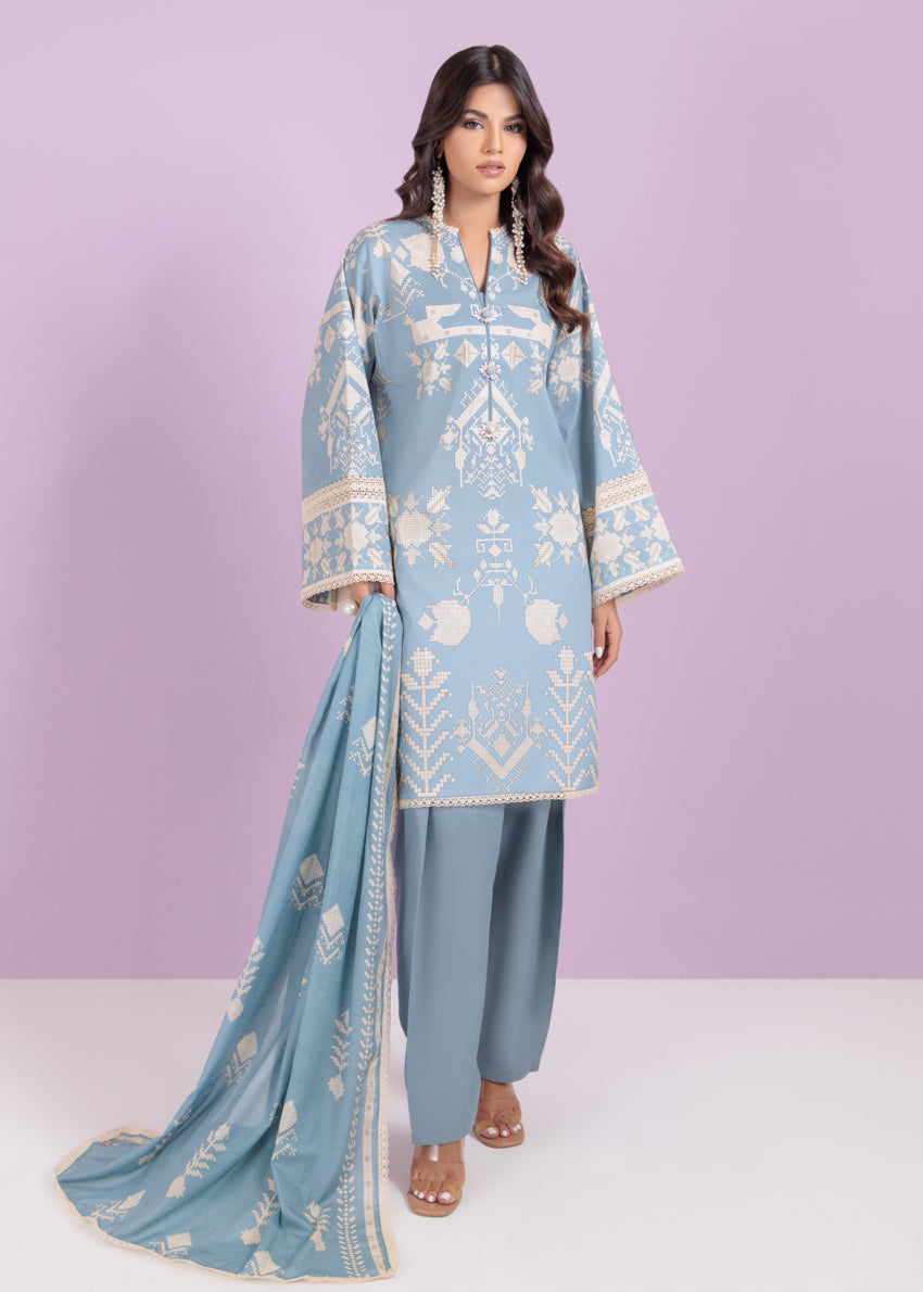Bonanza Satrangi Unstitched Indigenous - 3 Pc (WU3PPBS25LIUN70)
