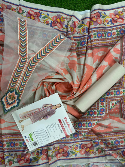 Gul Ahmed IUSTKSD-4116 Emb Lawn 3PCS