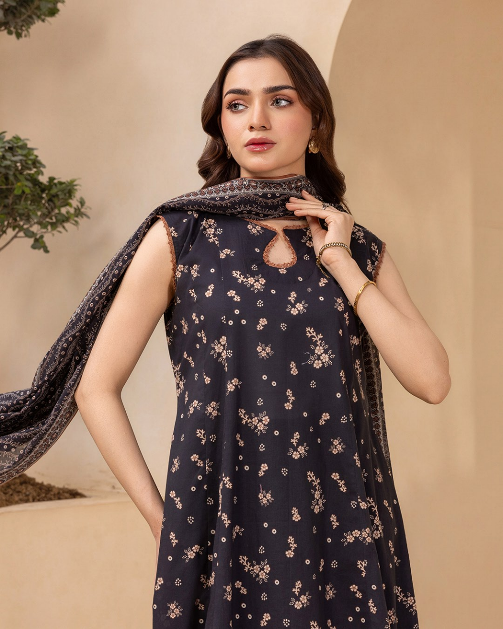 ZELLBURY Unstitched Lawn Collection 2026 Design #WUS26X30826