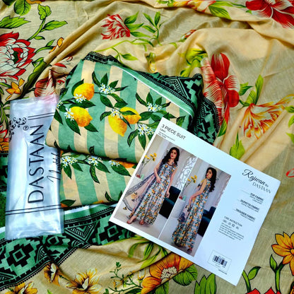 Rajwan by DASTAAN Lawn Unstitched Lawn 100% Original Lawn 3 Pieces ❤️🔥
