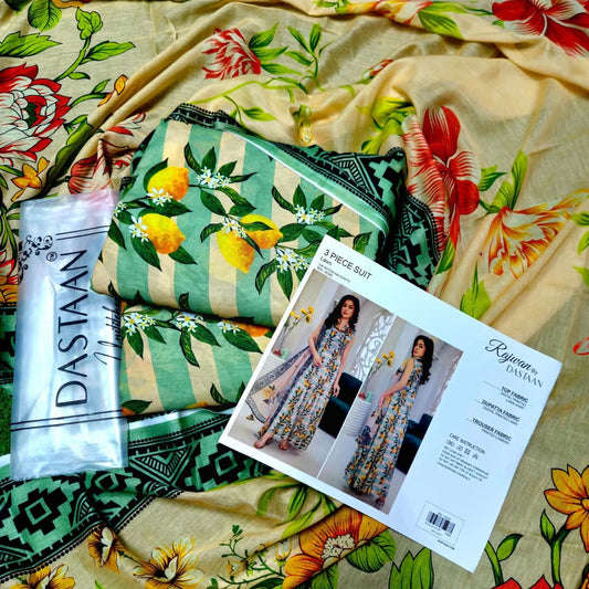 Rajwan by DASTAAN Lawn Unstitched Lawn 100% Original Lawn 3 Pieces ❤️🔥