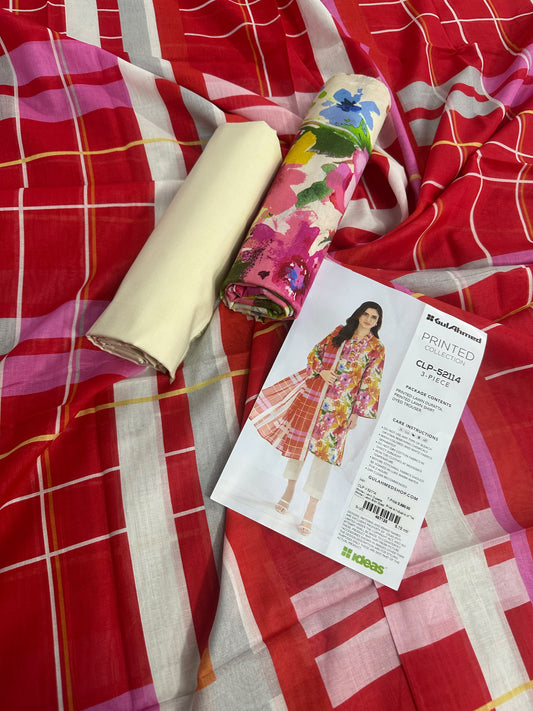 Gul Ahmed CLP-52114 Printed 3Pcs