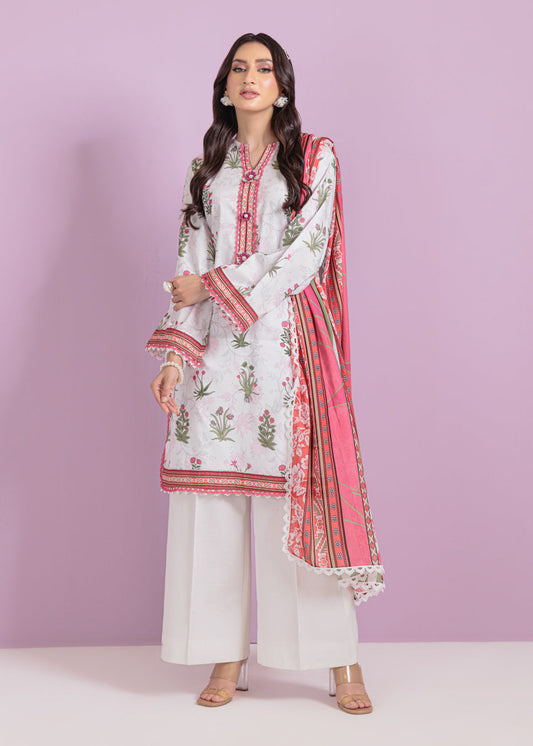 Bonanza Satrangi Unstitched Eyerleaf - 3 Pc (WU3PPBS25LIUN05)