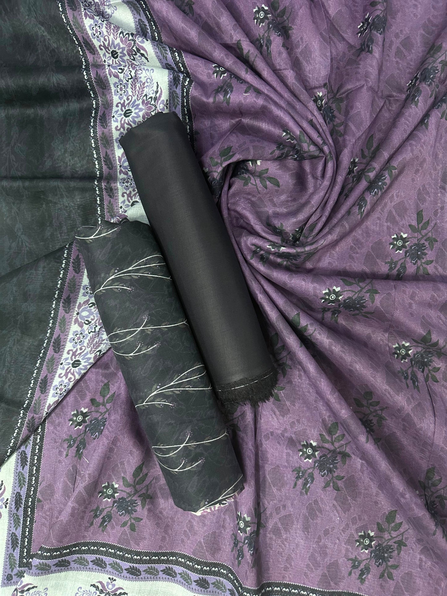 SAHARA PURPLE PRINTED 3PCS