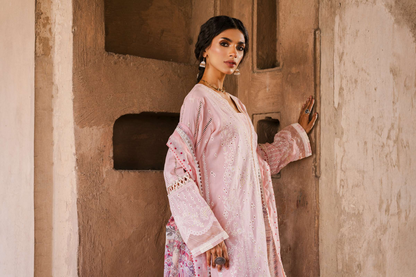 Zellbury Signature 🌸 SOFT PINK CHIKANKARI DREAM – WUS25E30836 🌸