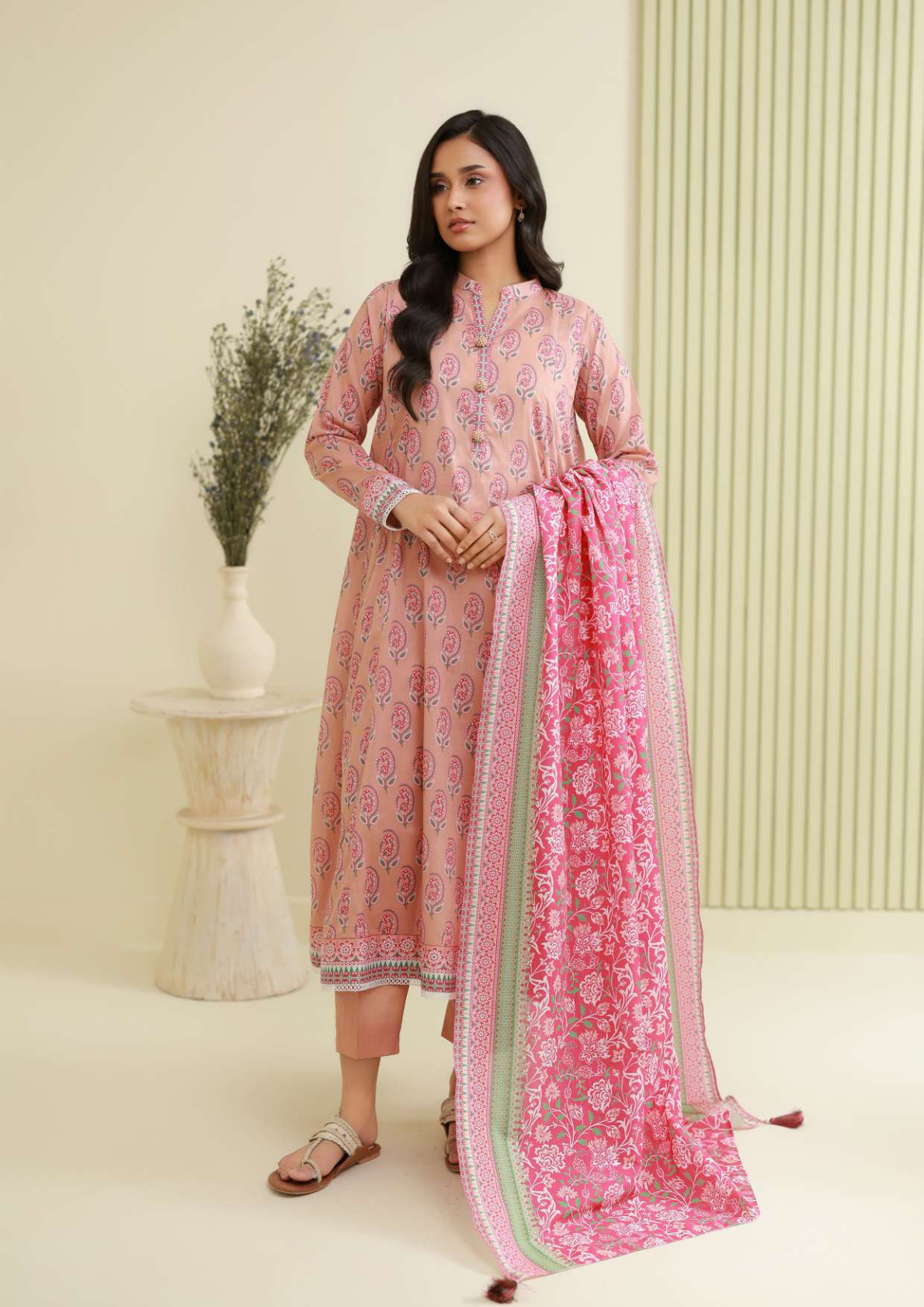 ZELLBURY Unstitched Lawn Collection 2026 Design # WUS26X30878