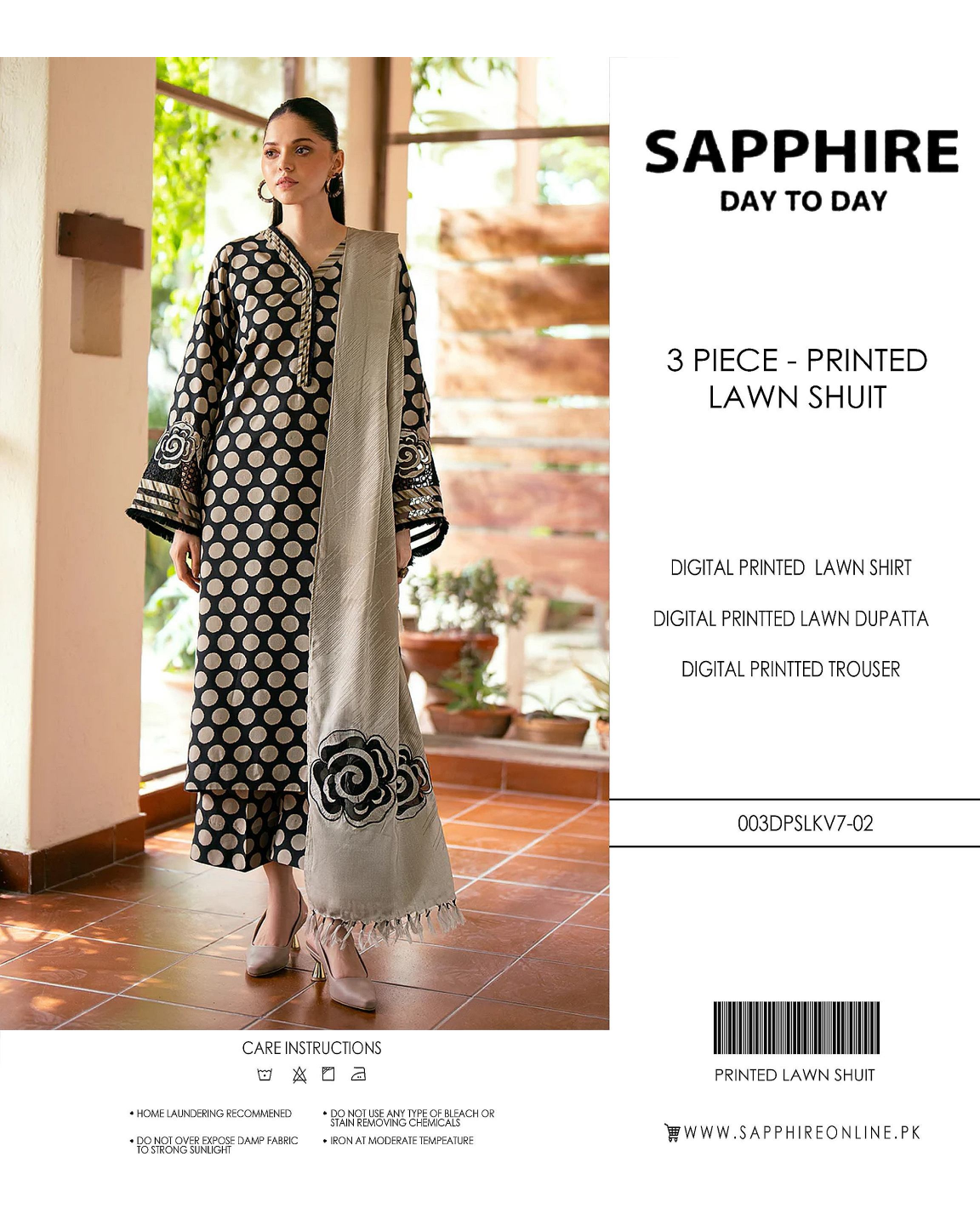 Sapphire Allover 3P