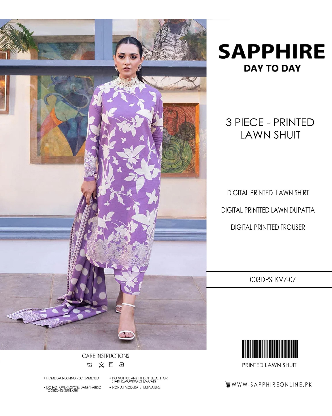Sapphire Allover 3P