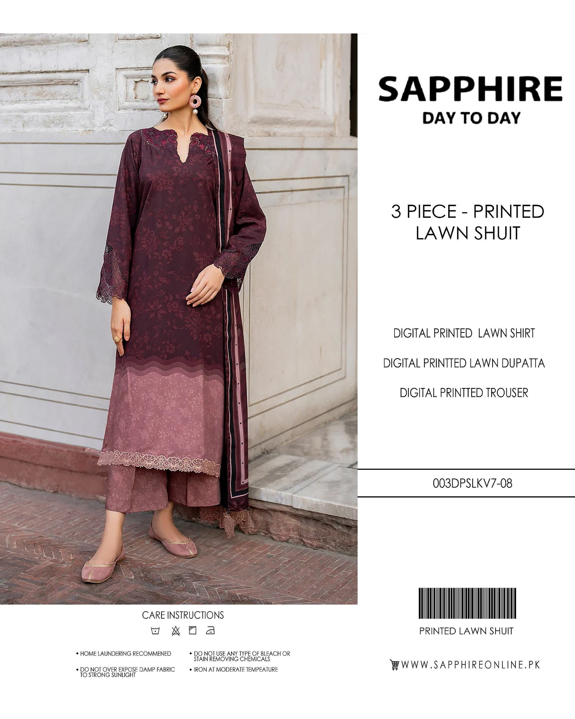 Sapphire Allover 3P