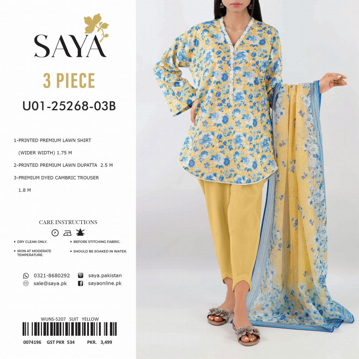Saya (Grunge Vault) Lawn 3P