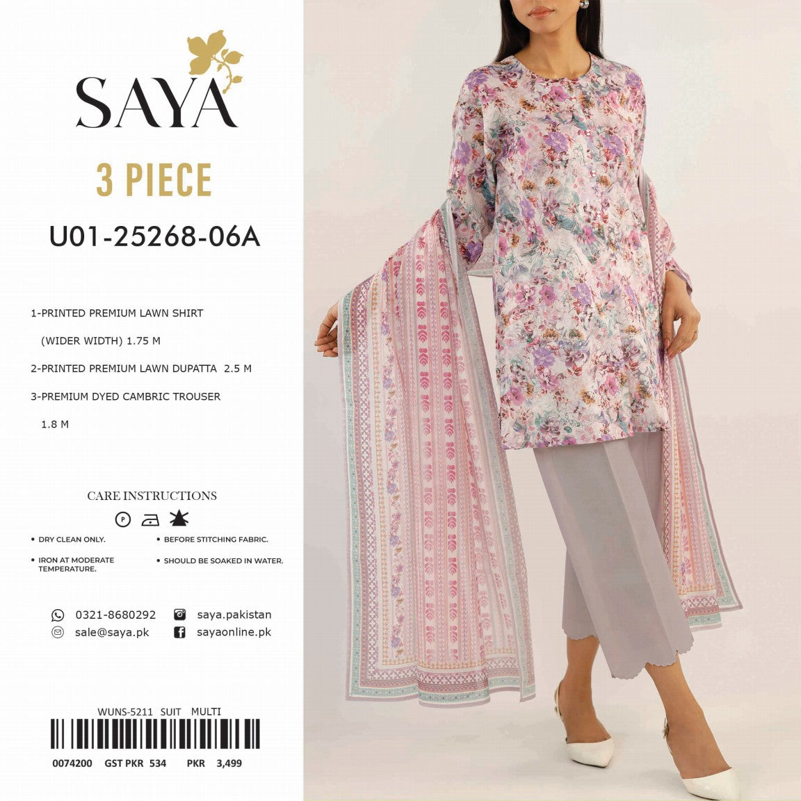 Saya (Grunge Vault) Lawn 3P