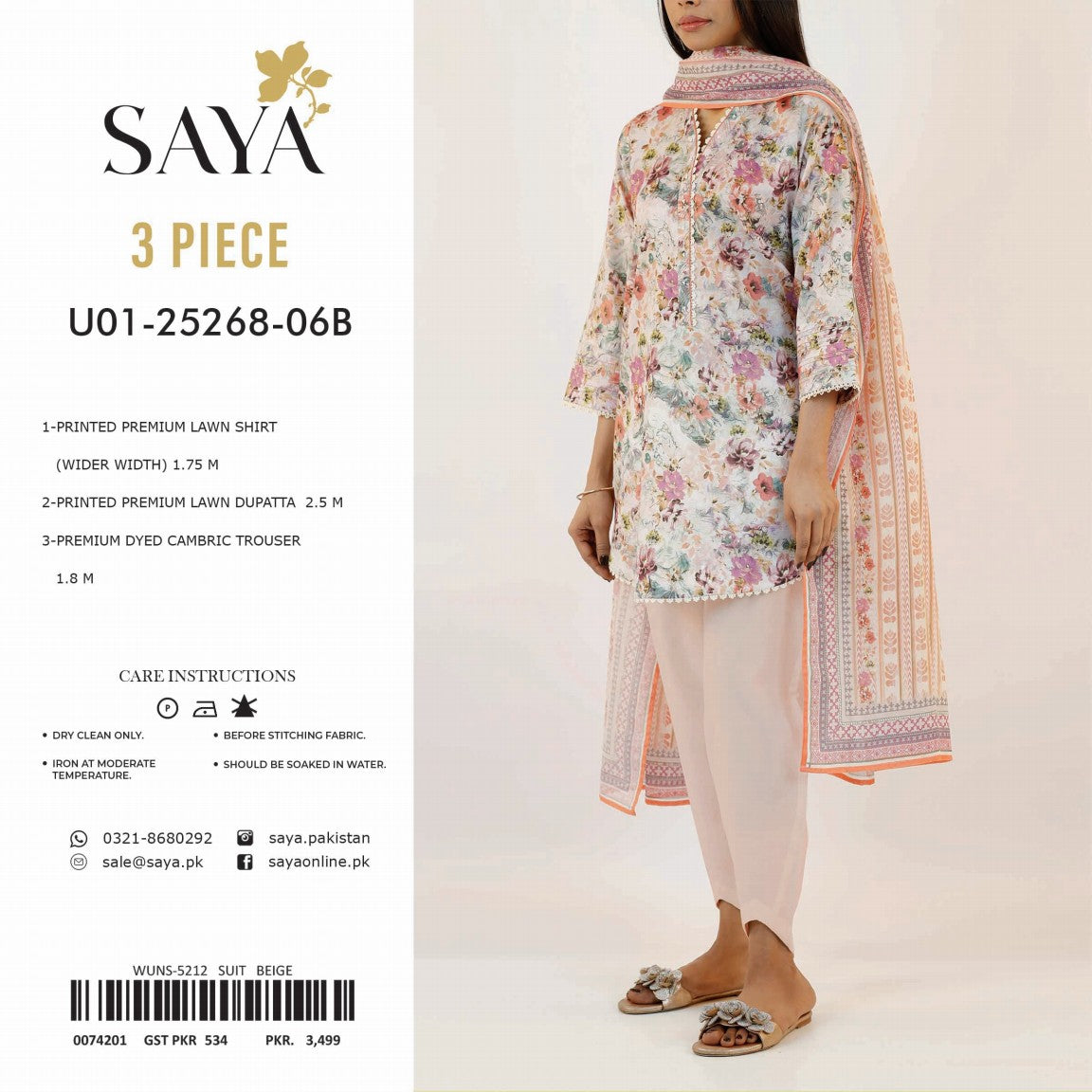 Saya (Grunge Vault) Lawn 3P